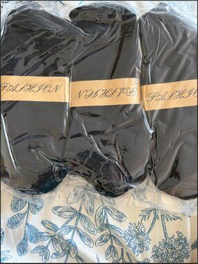 👉 3 Pack Black Socks Unisex Athletic Everyday Socks New